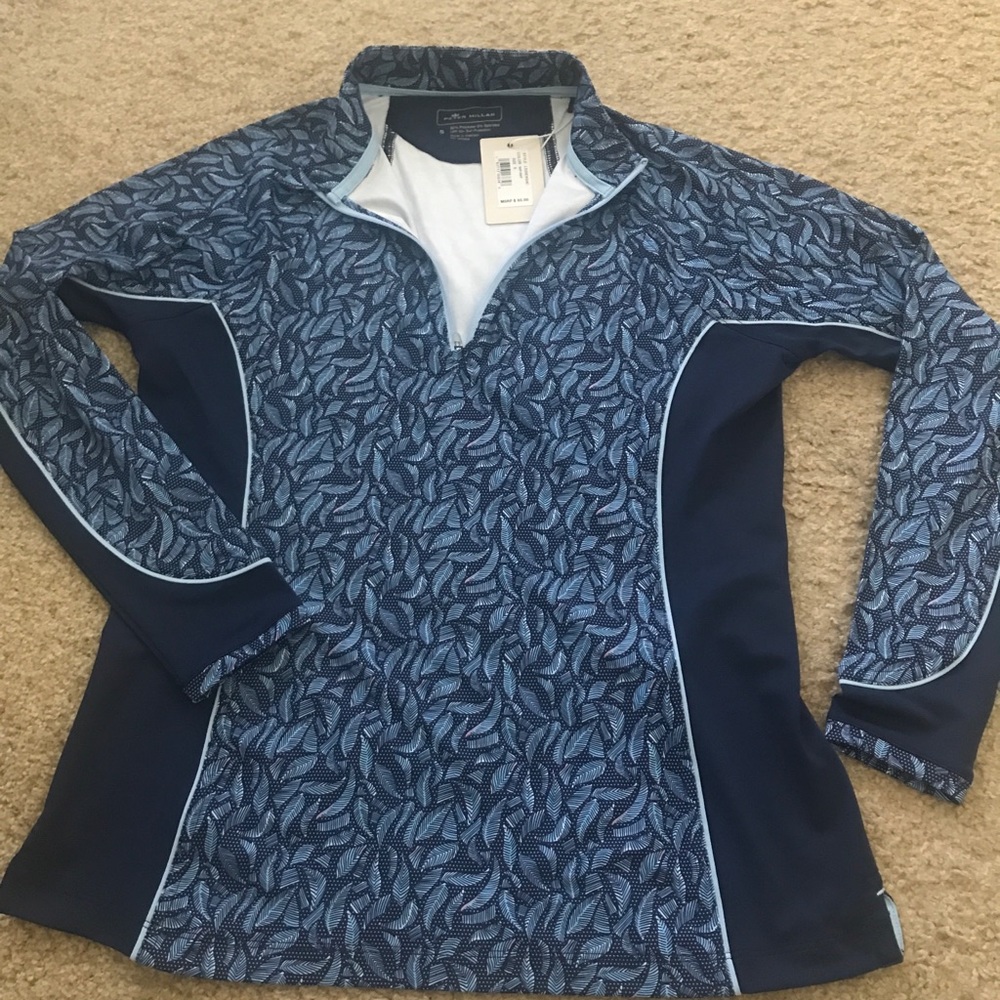 NWT upf 50 PETER MILLAR SUN COMFORT Golf TOP S